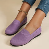 hulianfu New Women's Shoes Mesh Light Breathable Slip on Casual Shoes Solid Color Versatile Low Help Flat Shoes Zapatos De Mujer Sneakers