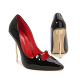 13cm Metal Heel Women Pumps Metal Decoration Fashion High Heeled Shoes Ladies  New Sexy Business High Heels Stiletto
