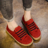 hulianfu Women's Shoes Flat Bottom Lace-Up Loafers Ladies New Autumn Casual Outdoor Lazy Shoes Comfortable Light Solid Color Flat Shoes