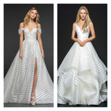 new backless lace tail white fresh simple wedding dress