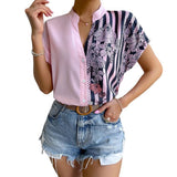 New Fashion Print Women Blouses Long Sleeve Turn-down Collar Chiffon Blouse Shirt Casual Tops Plus Size Elegant Work Shirt