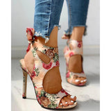 hulianfu Fashion Women\'s Pumps Sexy Peep Toe Colorful Bowknot Female Shoes  Summer Leisure Thin High Heel Lady Sandals Size 35-43