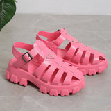 hulianfu Summer Fashion Gladiator Women Narrow Band Cross-tied Platform Square Heel Peep Toe Rome Design Sexy Mature Shoes Ladies Female