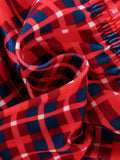 2pcs Baby's Cartoon Christmas Santa Elk Print Long Sleeve T-shirt & Casual Plaid Pattern Pants, Toddler & Infant Boy's Clothing Set, Outdoor Cloth