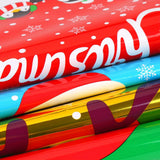 10pcs Large Christmas Drawstring Gift Bags - Durable PVC, Perfect for Holiday Goodies & Presents, Christmas Gift Bags