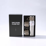 Stainless Steel Vacuum Flask Set with 3 Lids - 16.9oz Insulated Thermal Mug for Coffee, Hot & Cold Drinks - Perfect Gift for Christmas, Weddings, Business