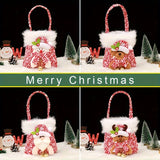 4-Piece Christmas Gift Bag, Christmas Eve Gift Bag, Candy Bag, Christmas Apple Bag Packing Tote Bag, Christmas Decoration