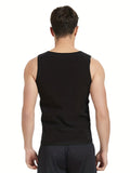 Men's Sauna Sweat Shapewear Vest - Shirts - Instant Tummy Flattening, Zipper Closure, Sweat-Inducing, Comfortable, Breathable, and Adjustable for a Slimmer Silhouette