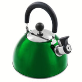 1pc, 2500ml/84.55oz Stainless Steel Whistling Tea Kettle - Durable, Reusable, Easy to Clean, and Versatile for Charcoal, Gas, Electric, and Ceramic Stoves - Perfect for Home and Outdoor Use