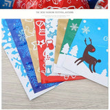 10pcs Large Christmas Drawstring Gift Bags - Durable PVC, Perfect for Holiday Goodies & Presents, Christmas Gift Bags