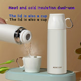 1pc Stainless Steel Thermal Cup, With Gift Box Set, Double Layer Leakproof Insulated Water Bottle, Keeps Hot And Cold Drinks For Hours, Suitable For Cycling, Backpacking, Office Or Car, School, Party, Camping, Travel Accessories