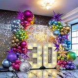 48-Pack Premium Glossy Metallic Balloons for Weddings, Birthdays, New Year, Valentine's Day & Christmas - Versatile Celebration Decor for All Occasions - Emulsion Balloons for Ages 14+