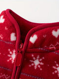 Cozy Kids' Stand Collar Polar Fleece Jacket - Fleece - Thick, Warm, and Soft Winter Wear for Girls and Boys - Perfect for Christmas, Fall, and Winter Season