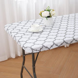 1pc Premium Stretch Polyester Tablecloth - Elastic, Washable, Spandex Fitted Cover for Round Highboy Tables - Perfect for Party, Wedding Decor, Cocktail Events, and Outdoor Gatherings