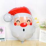 3-Pack Large Santa Hat Foil Balloons - Vibrant Aluminum Film Christmas Decorations with Ribbon and Straw - Perfect for 14 Years and Up, Ideal for Christmas Party, Birthday, New Year, Home and Yard Decorations