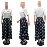 Summer NEW designer Women's Two Piece Dress Luxury brand fashion Casual Women's 2 Piece Sets