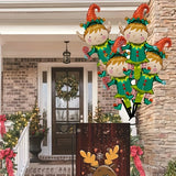 10 Pack Durable Green Elf Foil Balloons - Christmas Party Decorations for 14+ Age Group, Plastic Holiday Ornaments for Xmas Celebration