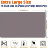1pc Large Silicone Kitchen Counter Mat - Heat Resistant, Anti-Slip, Multi-Purpose Countertop Protector - Easy Clean, Durable, Versatile Kitchen and Home Supplies Essential
