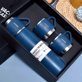 1pc/1 Set Insulated Vacuum Flask - 500ml/16.9oz Thermal Water Bottle with 2 Extra Cup Lids, Keeps Hot and Cold for Hours, Perfect for Travel, Summer, Winter, and Gifts