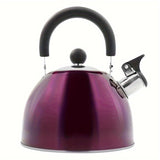 1pc, 2500ml/84.55oz Stainless Steel Whistling Tea Kettle - Durable, Reusable, Easy to Clean, and Versatile for Charcoal, Gas, Electric, and Ceramic Stoves - Perfect for Home and Outdoor Use
