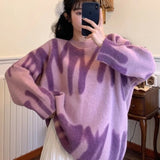 hulianfu hulianfu Knit Sweaters Women Pullover Sweater Top Lingge Winter Clothes Women Loose Sweaters Top Coat Casual Sweater Sueter De Mujer