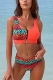 hulianfu Beach Sexy Printed Swimsuit