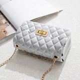 hulianfu Fashion Diamond Shoulder Messenger Bag