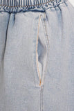 hulianfu Denim Girly Bandeau Pant Suit