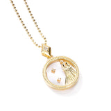 hulianfu Fashion Solid Zodiac Necklace