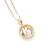 hulianfu Fashion Solid Zodiac Necklace