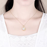hulianfu Fashion Solid Zodiac Necklace