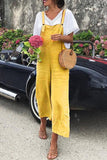 hulianfu Fashion Street Solid Spaghetti Strap Loose Jumpsuits(7 colors)