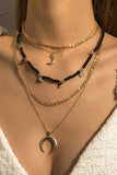 hulianfu Fashion  Simplicity Geometric Split Joint Necklaces