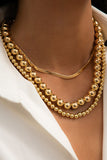hulianfu Fashion Daily Solid Split Joint Necklaces
