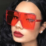 hulianfu Sexy Street Gradual Change Leopard Patchwork Sunglasses