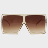 hulianfu Sexy Street Gradual Change Leopard Patchwork Sunglasses