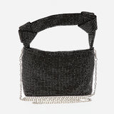 hulianfu Fashion Solid Rhinestone Patchwork Bags