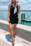 hulianfu Casual Solid Split Joint Square Collar Pencil Skirt Dresses(3 colors)
