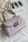hulianfu Fashion Casual Solid Patchwork Metal Accessories Decoration Chains Bags
