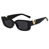 hulianfu Fashion Casual Solid Patchwork Sunglasses