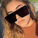 hulianfu Fashion Casual Solid Patchwork Sunglasses