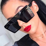 hulianfu Fashion Casual Solid Patchwork Sunglasses
