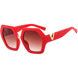 hulianfu Fashion Casual Solid Patchwork Sunglasses