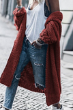 hulianfu Casual Solid Patchwork Cardigan Collar Sweaters(5 colors)