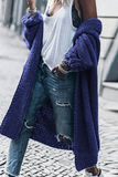 hulianfu Casual Solid Patchwork Cardigan Collar Sweaters(5 colors)