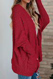 hulianfu Casual Daily Comfy Bat Sleeve Cardigan(5 Colors)