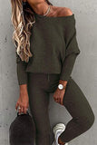 hulianfu Fashion Casual Solid Patchwork Long Sleeve Two Pieces(7 colors)