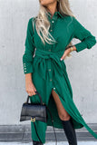 hulianfu Fashion Solid Frenulum V Neck Irregular Dress Dresses(4 Colors)