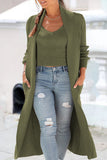 hulianfu Casual Solid Color Scarf Collar Two Pieces(6 Colors)