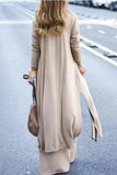 hulianfu Casual Street V Neck Long Sleeve Three Pieces(4 Colors)